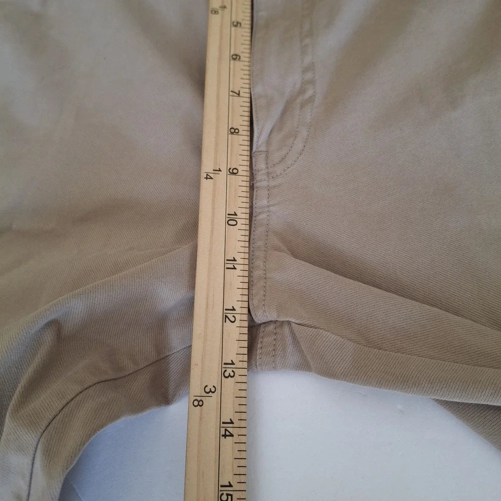 Banana Republic Traveler Tapered Cargo Pants‎ Mens 36R Khaki Beige Stretch Chino